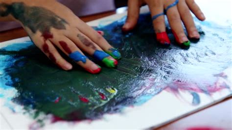 49 4 Girls Fingerpainting Stock Videos, 4K Footage,